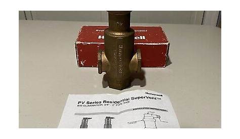 Honeywell Supervent Air Eliminator 1 1/4 IN NPT Connection PV125 | eBay