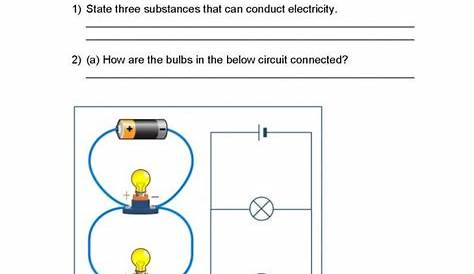 Drawing Simple Electrical Circuits Worksheet – Kidsworksheetfun