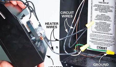 cadet heater wiring diagram