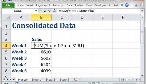 reference a worksheets in excel