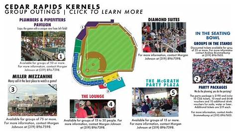 kernels stadium seating chart