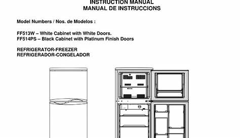 avanti 1352 ywt refrigerator user manual