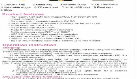 Sq11 Full Hd 1080p Mini Dv Camera Manual_025 | Video | Computer Hardware