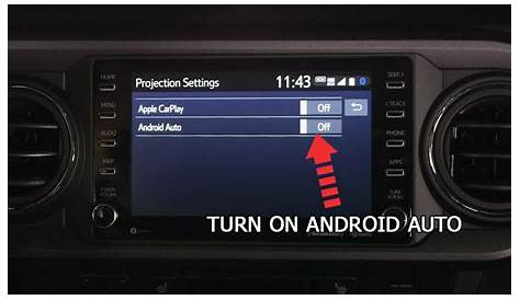 How to connect Android Auto on Toyota Tacoma