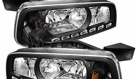 2006-2010 Dodge Charger 1PC LED Black Crystal Headlights