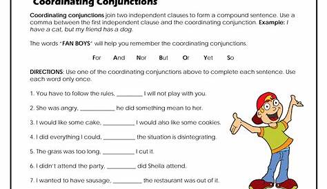 18 Activities To Master Coordinating Conjunctions (FANBOYS) - Teaching