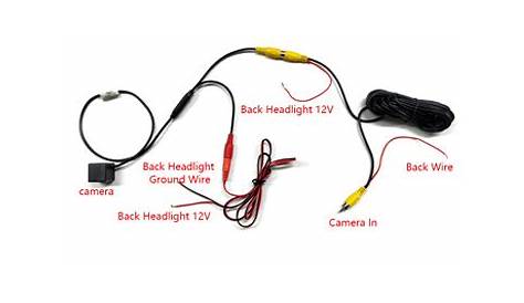 peak backup camera wiring diagram