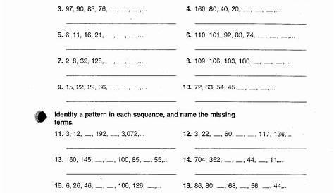 50 Geometric Sequence Practice Worksheet