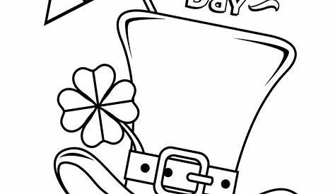 st patrick's day coloring pages free printable