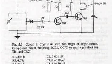 one transistor radio schematic