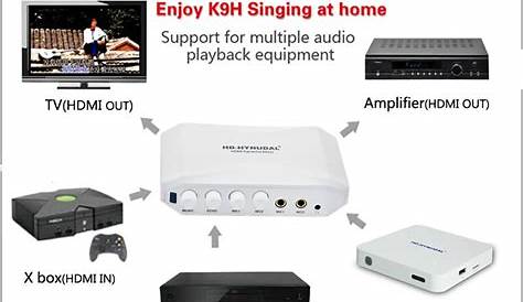 2016 High quality HDMI New Karaoke System Converter amplifier Online