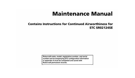 Garmin GTX 335 GTX 3X5 Part 27 AML Maintenance Manual / ICA | Manualzz