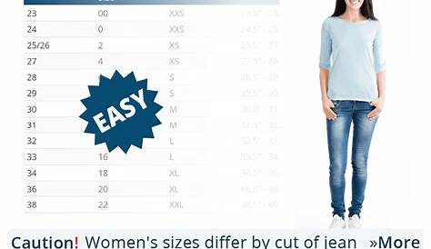 seven jeans sizing chart