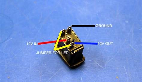2 pin rocker switch wiring diagram