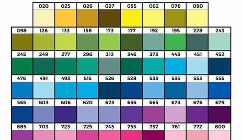 Tombow color chart 108, tombow color chart 96, tombow color chart with