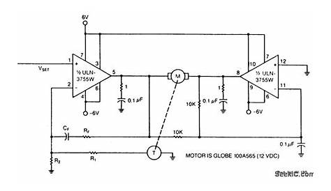 dc motor speed control schematic