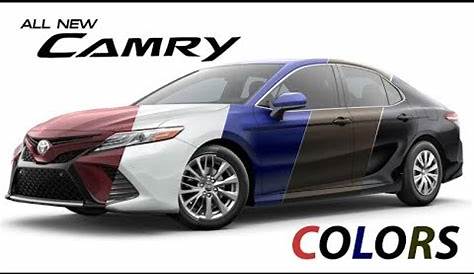 colors of toyota camry
