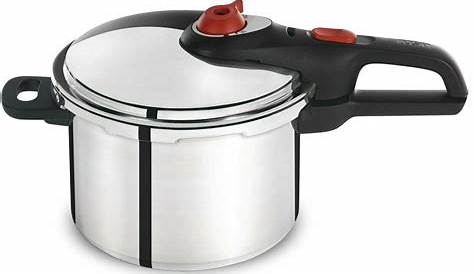 T-Fal Pressure Cooker 6Qt Stainless Steel Aluminum 12-Psi