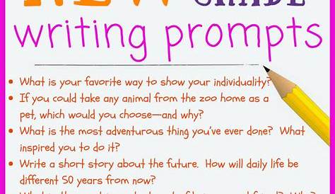 writing prompts 6th grade