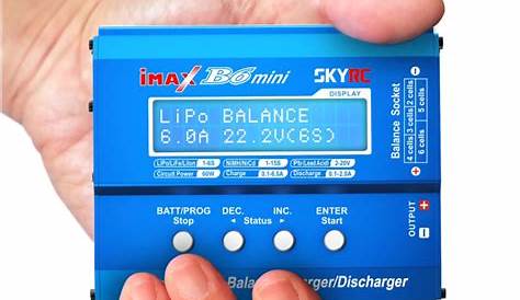 SkyRC iMAX B6 MINI 60W 6A 6S LiPo LiHv NiCd NiMh genuine SkyRC charger