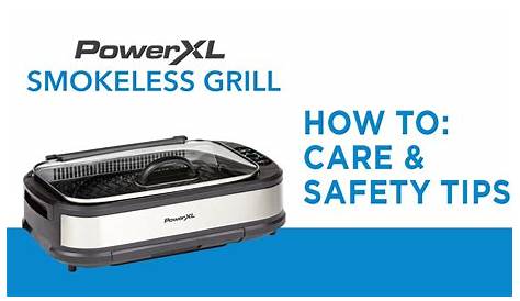 PowerXL Smokeless Grill Pro Care and Safety Tips Short Video I Indoor
