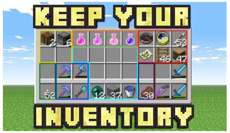 How Do You Turn On Keep Inventory In Minecraft
