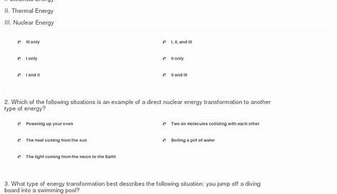 50 forms Of Energy Worksheet Answers | Chessmuseum Template Library