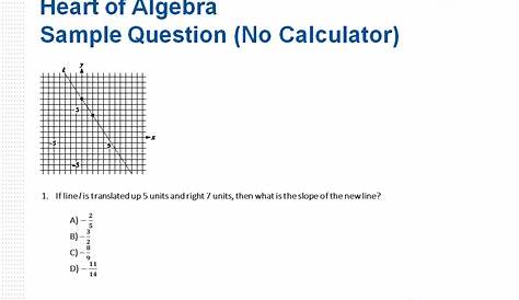 heart of algebra worksheet