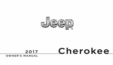 2017 Jeep Cherokee Owners Manual PDF - 612 Pages
