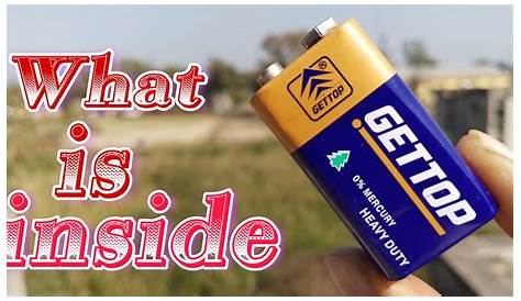 What is Inside 9v Battery ! What is inside ! nowpsb ! - YouTube