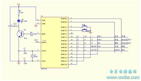 12 in 1 DVD remote control circuit diagram - Automotive_Circuit