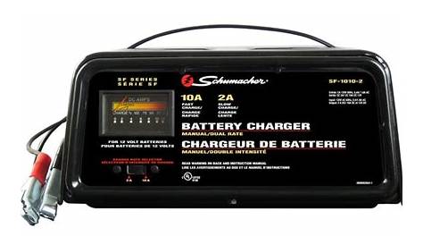 Schumacher Battery Charger, Portable, 12V, 10/2 Amp, Manual | 8348557