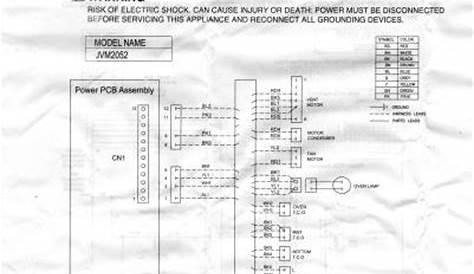 ge microwave schematic diagram