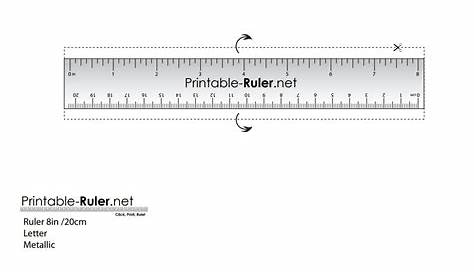 Printable Life Size Ruler - Printable Ruler Actual Size