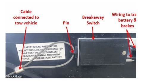 2-wire breakaway switch wiring diagram