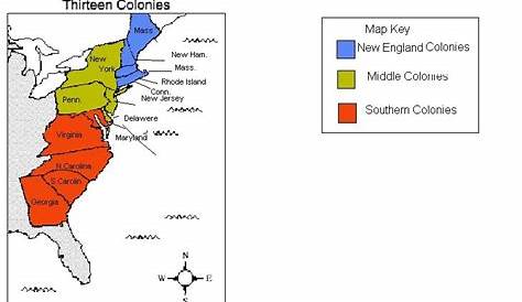 free 13 colonies worksheet