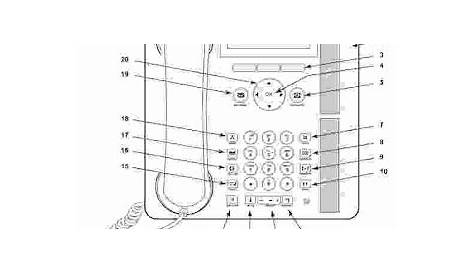 avaya phone manual 9508