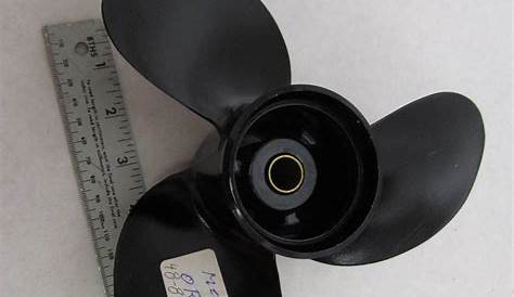 48-897614A10 Mercury Black Max 8.9 x 7.5 Pitch 3-Blade Alum Propeller 6