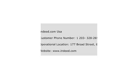 Indeed.com USA Contact Number | Indeed.com USA Customer Service Number | Indeed.com USA Toll