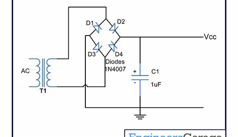 transformer rectifier circuit diagram