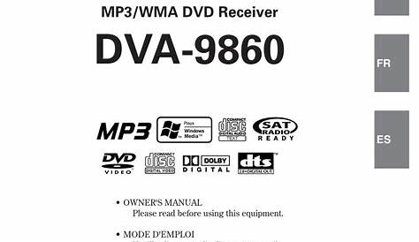 ALPINE DVA-9860 OWNER'S MANUAL Pdf Download | ManualsLib