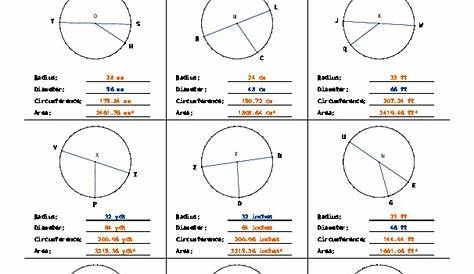 Free Circles worksheets for homeschoolers, students, parents and teachers