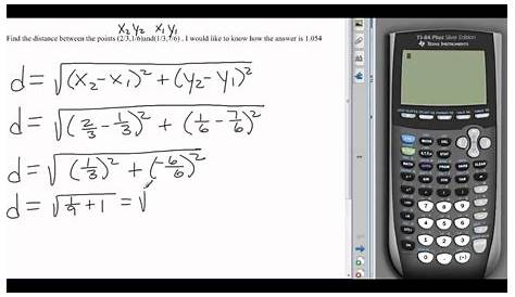 distance formula in geometry calculator
