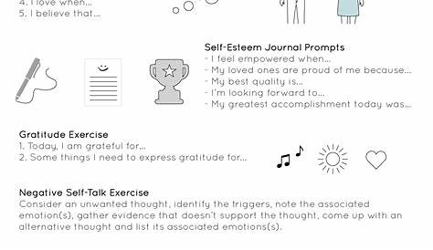 self-esteem worksheets for teens