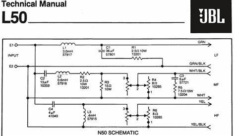 jbl 4311 crossover schematic