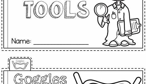 Science tools mini-book | Science tools, Kindergarten worksheets