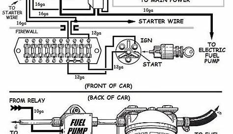 fuel pump wiring harness diagram