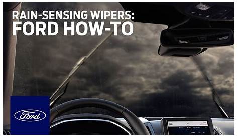 Rain-Sensing Wipers | Ford How-To | Ford - YouTube