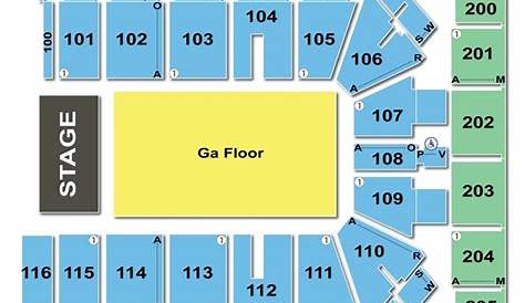 Tyson Events Center Seating Chart | Seating Charts & Tickets