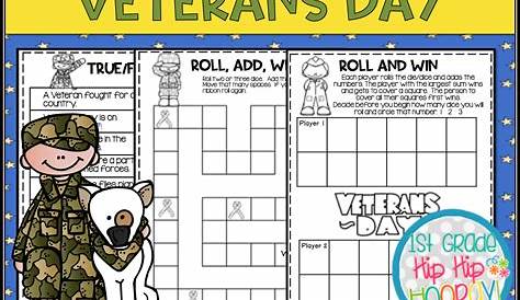 veterans day activities for first graders